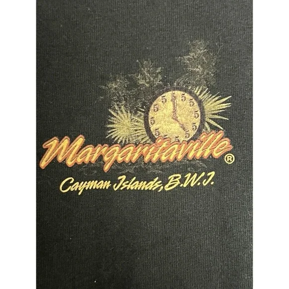 Vintage Margaritaville Cayman Islands BVI T-Shirt Adult Large Beach Parrot Drink - Picture 3 of 5